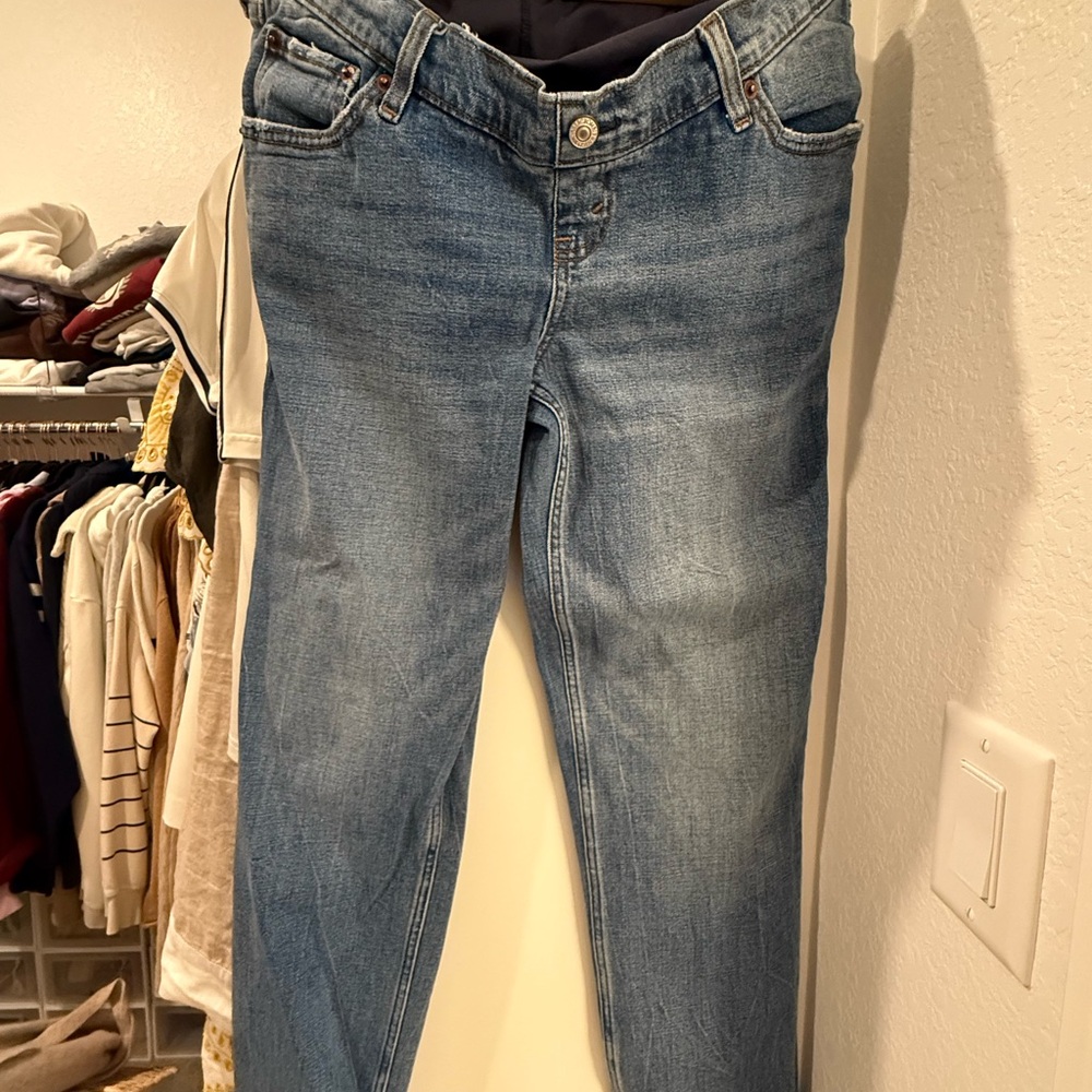 Abercrombie & Fitch Straight Leg Blue Jeans